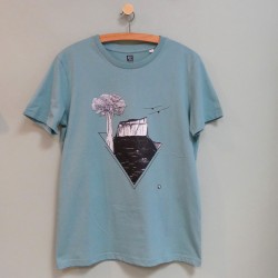 Blue Organic cotton T-shirt...