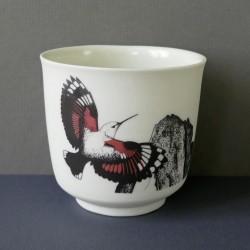White porcelain cup...