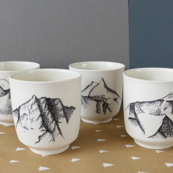 set of 8 cups Nepal collection