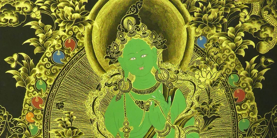 Green Tara: Buddhist goddess