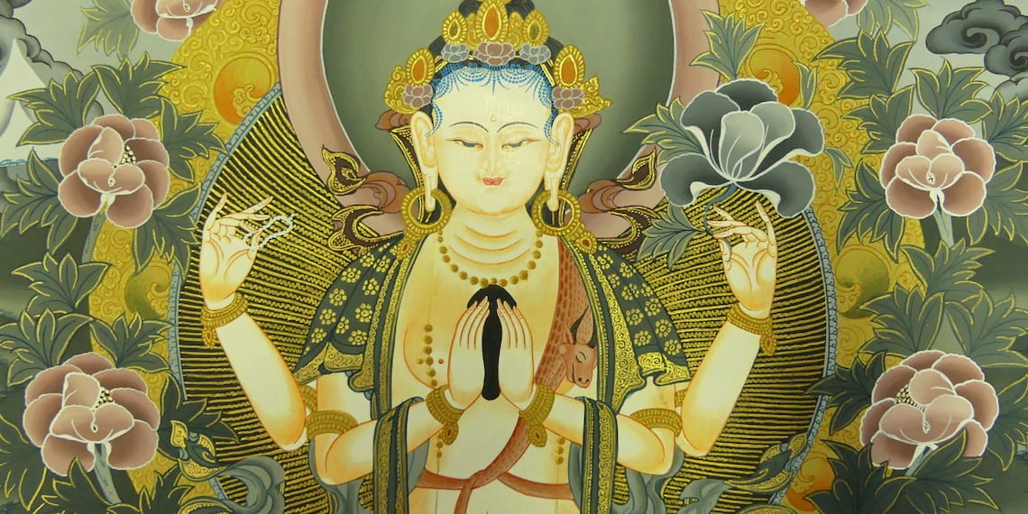 Thangka, mindfulness Tibetan painting